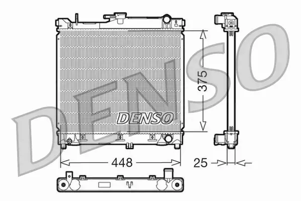 DENSO CHŁODNICA WODY DRM47014 