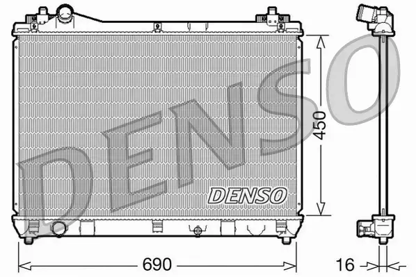 DENSO CHŁODNICA SILNIKA DRM47016 