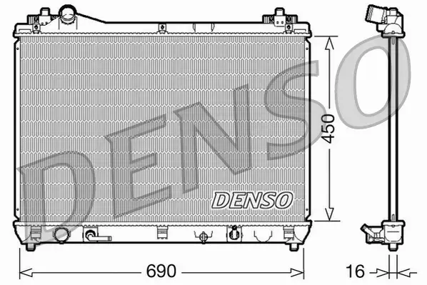 DENSO CHŁODNICA SILNIKA DRM47017 