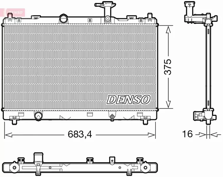 DENSO CHŁODNICA SILNIKA DRM47038 