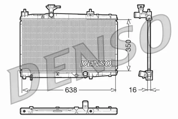 DENSO CHŁODNICA SILNIKA DRM50007 