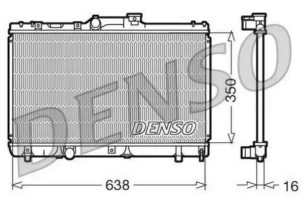 DENSO CHŁODNICA  DRM50013 