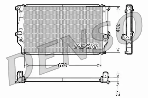 DENSO CHŁODNICA SILNIKA DRM50025 