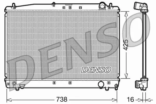 DENSO CHŁODNICA SILNIKA DRM50033 