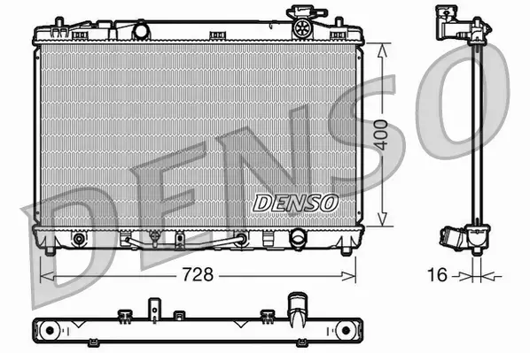 DENSO CHŁODNICA WODY DRM50041 