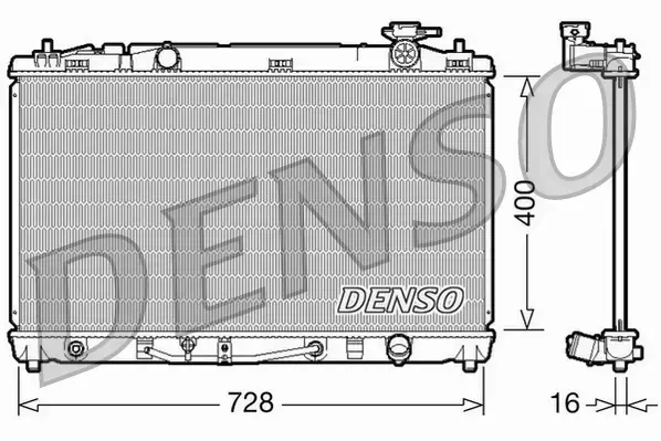 DENSO CHŁODNICA SILNIKA DRM50042 