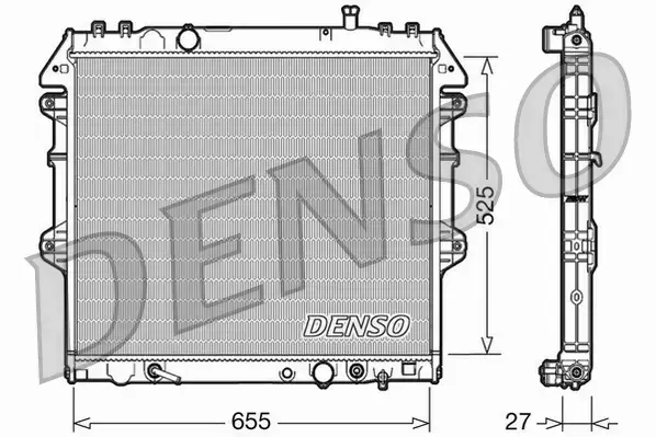 DENSO CHŁODNICA WODY DRM50045 