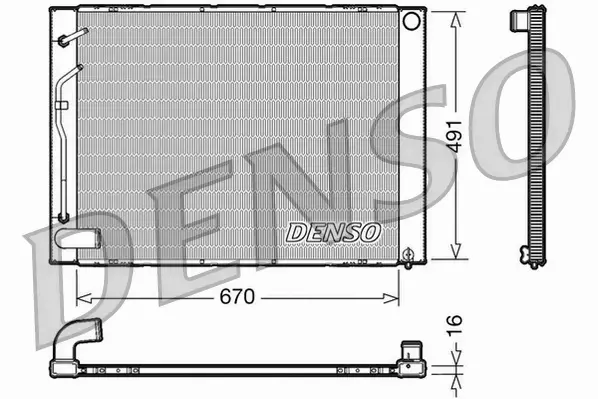 DENSO CHŁODNICA SILNIKA DRM50054 