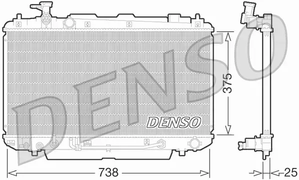 DENSO CHŁODNICA SILNIKA DRM50064 