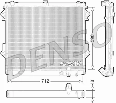 DENSO CHŁODNICA SILNIKA DRM50074 