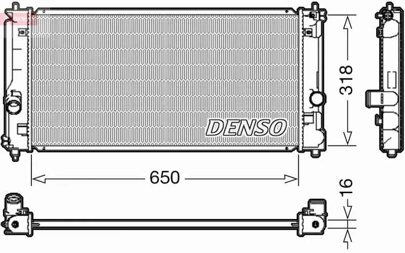 DENSO CHŁODNICA SILNIKA DRM50081 