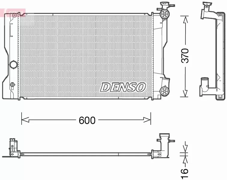 DENSO CHŁODNICA SILNIKA DRM50091 