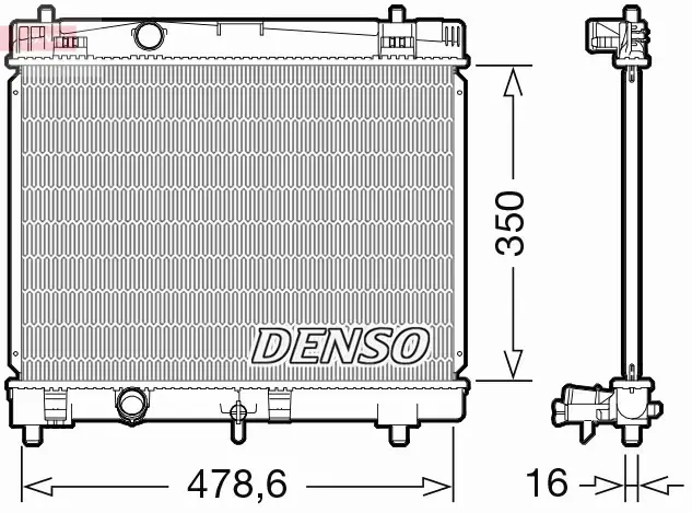 DENSO CHŁODNICA SILNIKA DRM50103 