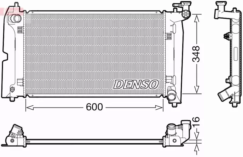 DENSO CHŁODNICA WODY DRM50110 