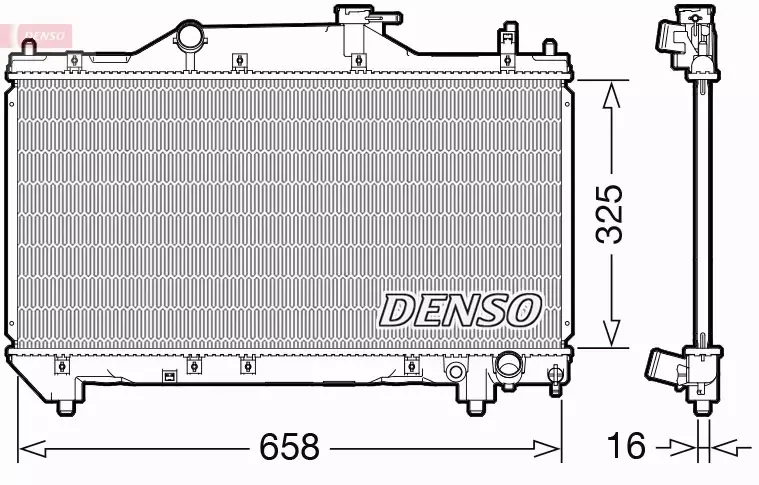 DENSO CHŁODNICA WODY DRM50131 