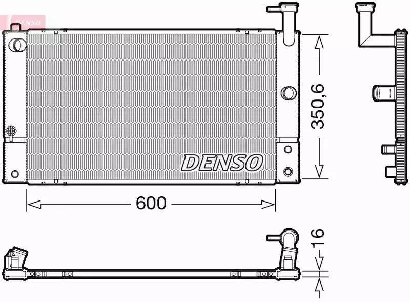 DENSO CHŁODNICA  DRM50133 