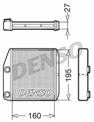 DENSO NAGRZEWNICA DRR09075 