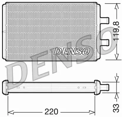 DENSO NAGRZEWNICA DRR12007 