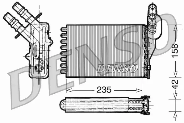 DENSO NAGRZEWNICA DRR23001 