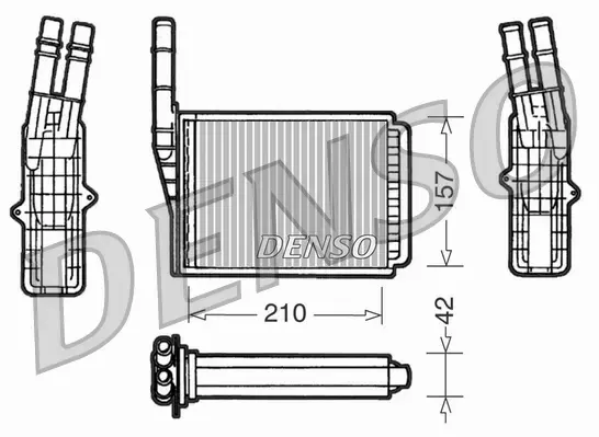 DENSO NAGRZEWNICA DRR23013 