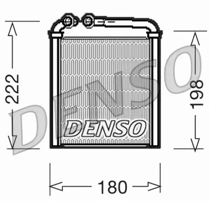 DENSO NAGRZEWNICA SKODA OCTAVIA II VW GOLF PLUS 