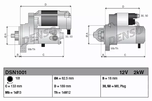 DENSO ROZRUSZNIK SILNIKA DSN1001 