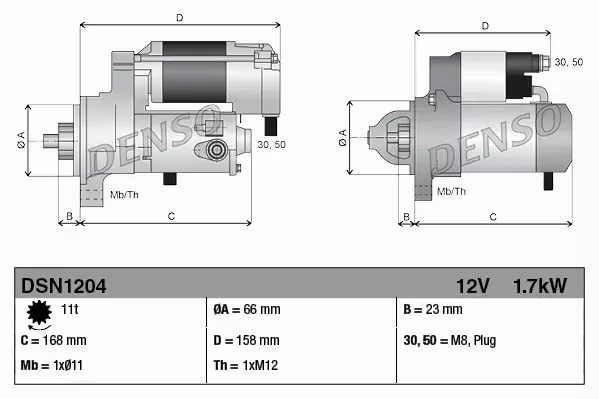 DENSO ROZRUSZNIK DSN1204 