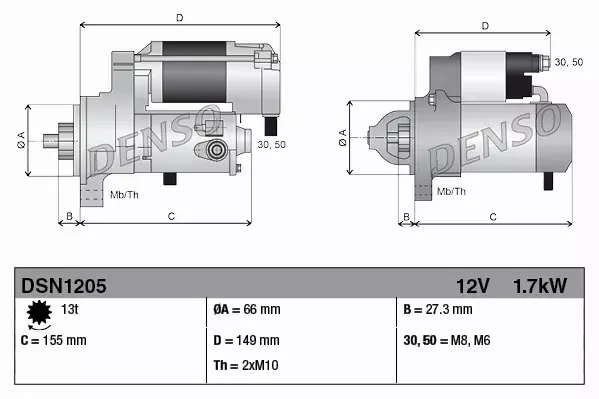 DENSO ROZRUSZNIK DSN1205 