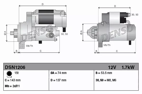 DENSO ROZRUSZNIK DSN1206 