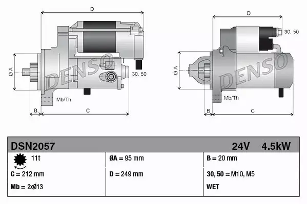 DENSO ROZRUSZNIK DSN2057 