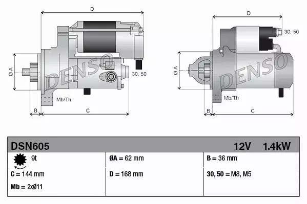 DENSO ROZRUSZNIK DSN605 