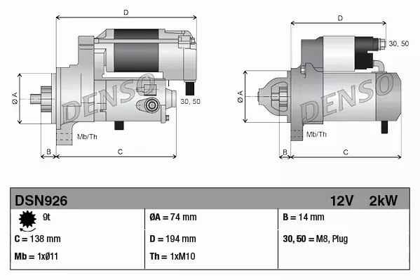 DENSO ROZRUSZNIK DSN926 