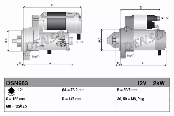 DENSO ROZRUSZNIK DSN963 