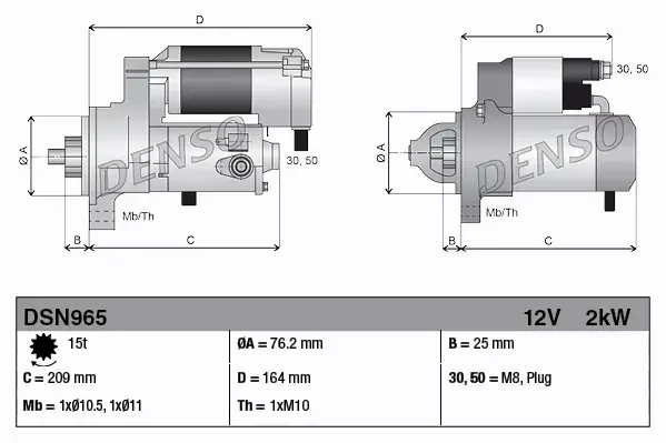 DENSO ROZRUSZNIK DSN965 