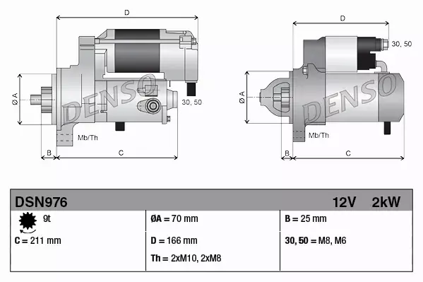 DENSO ROZRUSZNIK DSN976 