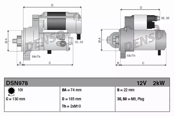 DENSO ROZRUSZNIK DSN978 