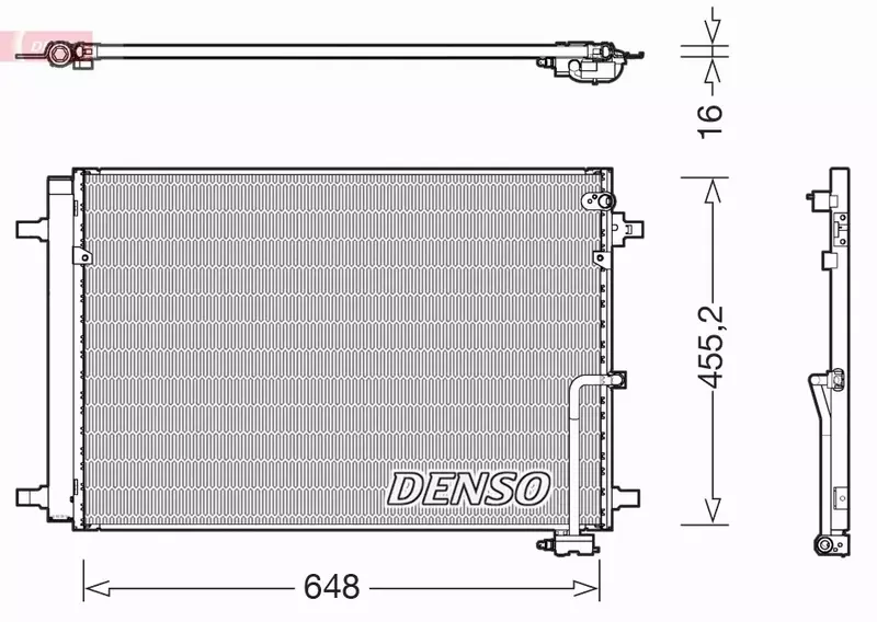 DENSO CHŁODNICA  DCN02042 