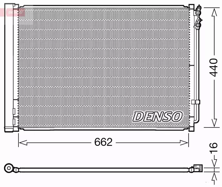 DENSO CHŁODNICA  DCN05032 