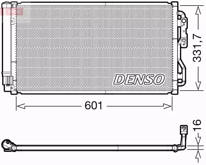 DENSO CHŁODNICA KLIMATYZACJI DCN05033 