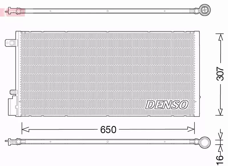 DENSO CHŁODNICA KLIMATYZACJI DCN15005 