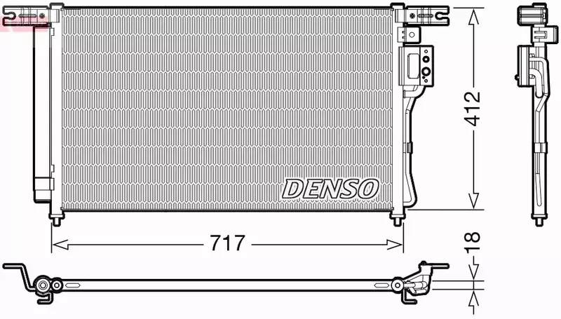 DENSO CHŁODNICA KLIMATYZACJI DCN41008 