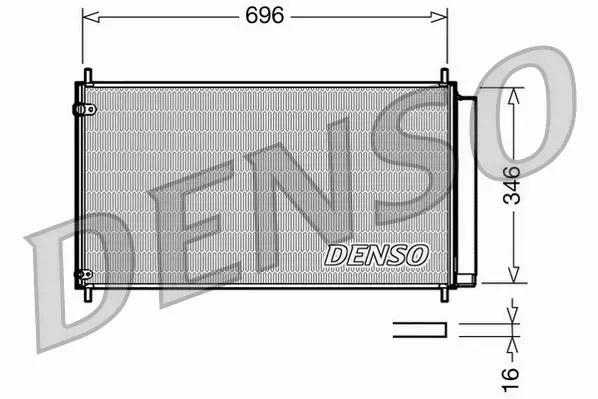 DENSO CHŁODNICA  DCN50022 