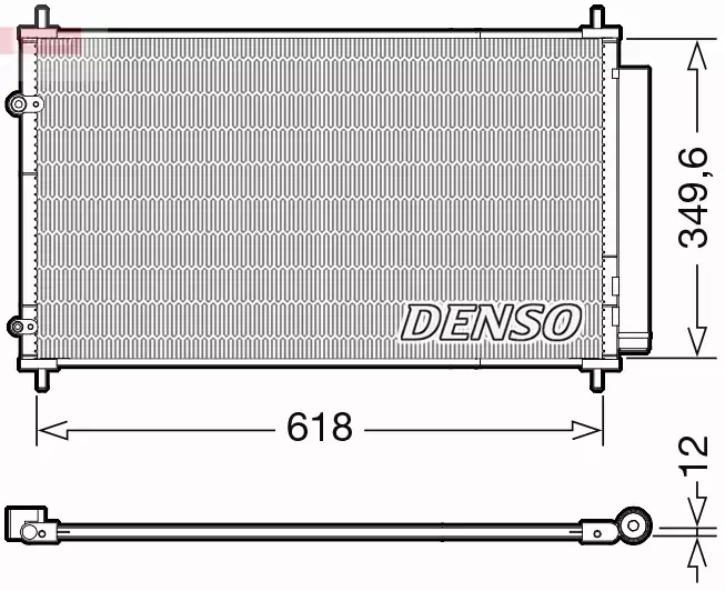 DENSO CHŁODNICA KLIMATYZACJI DCN50117 