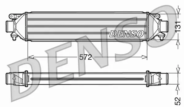 DENSO INTERCOOLER DIT09107 