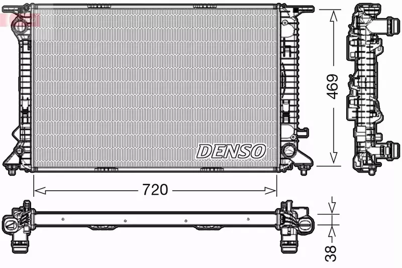 DENSO CHŁODNICA SILNIKA DRM02024 