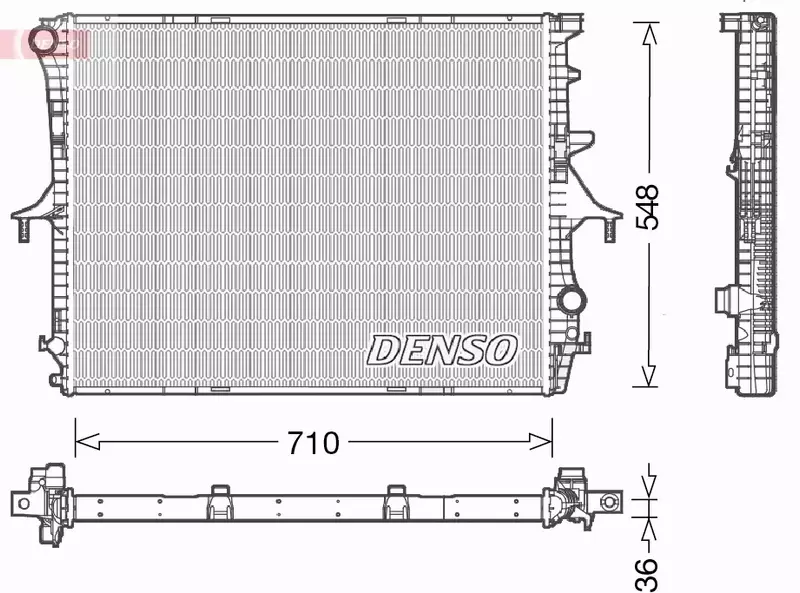 DENSO CHŁODNICA SILNIKA DRM02026 