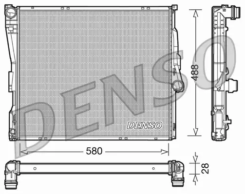 DENSO CHŁODNICA SILNIKA DRM05090 