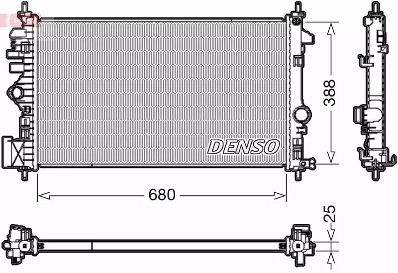 DENSO CHŁODNICA SILNIKA DRM20109 