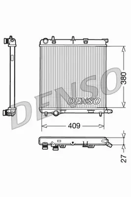 DENSO CHŁODNICA  DRM21026 