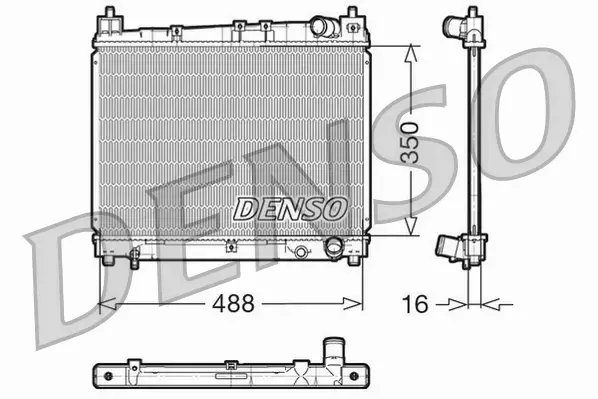 DENSO CHŁODNICA WODY DRM50006 